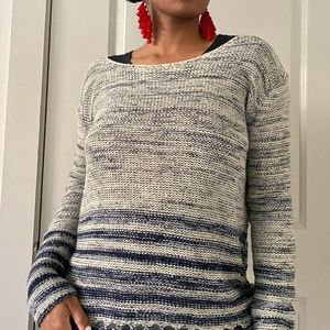 Navy Blue & Grey Sweater